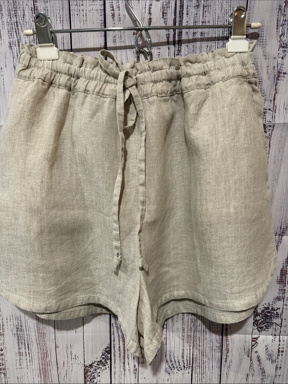 Faherty Drawstring Linen Shorts XL
